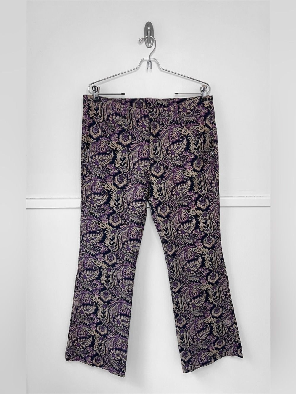 Free People Walker Relaxed Jacquard Pant in Black Combo